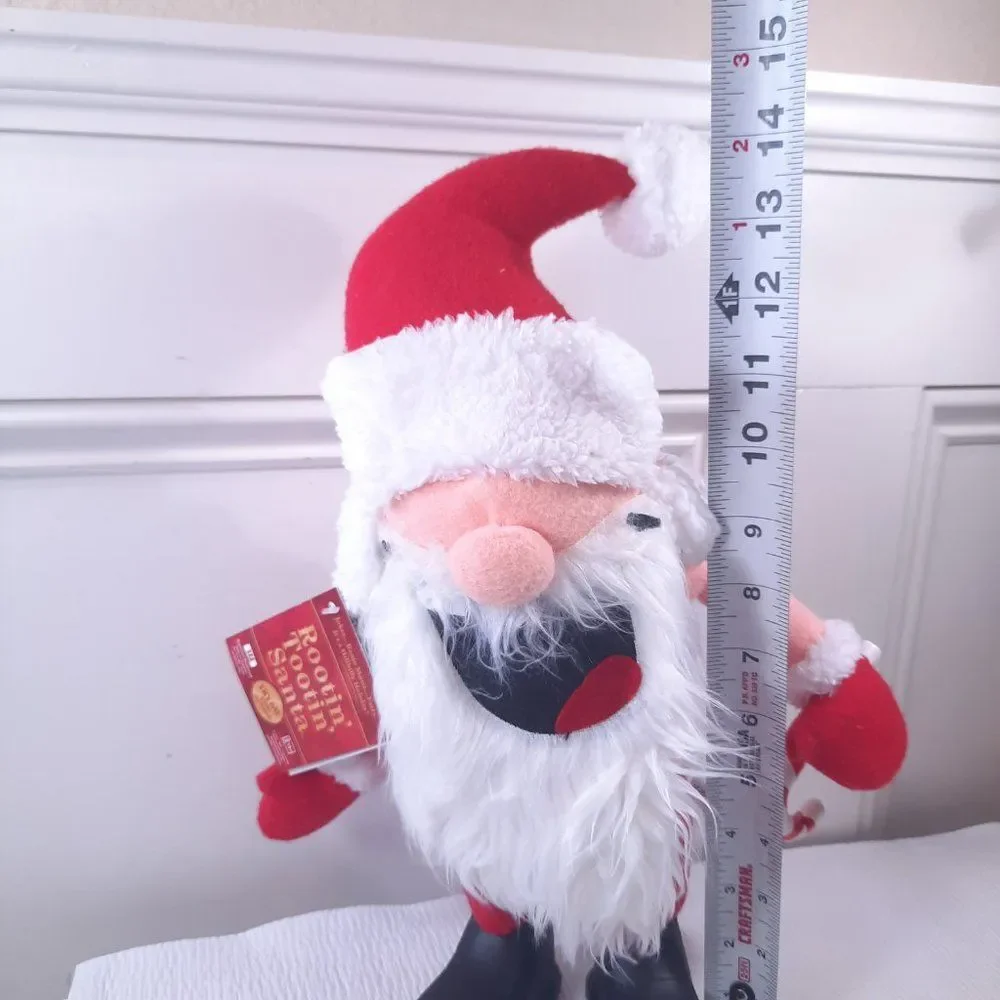 Tekky Toys Rootin' Tootin' Santa Claus Hillbilly farting plush Christmas READ
